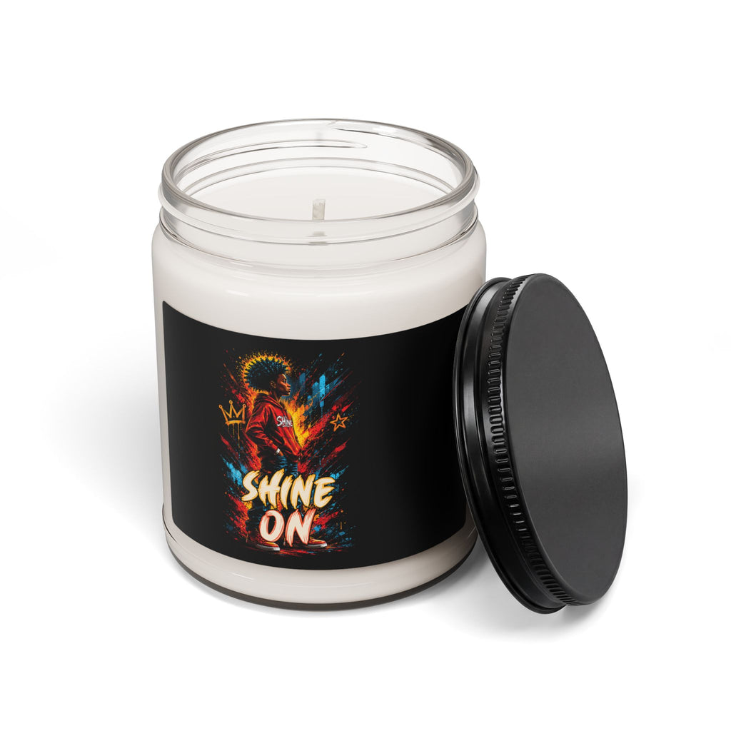 Soy Candle - "Shine On" Inspirational Scented Candle (9oz)