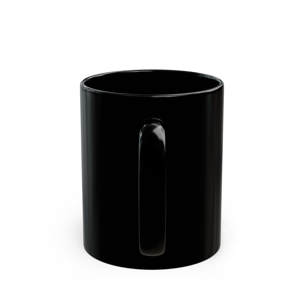 Inspirational 'I AM' Black Mug — Motivational Affirmation Coffee Cup (11oz/15oz)