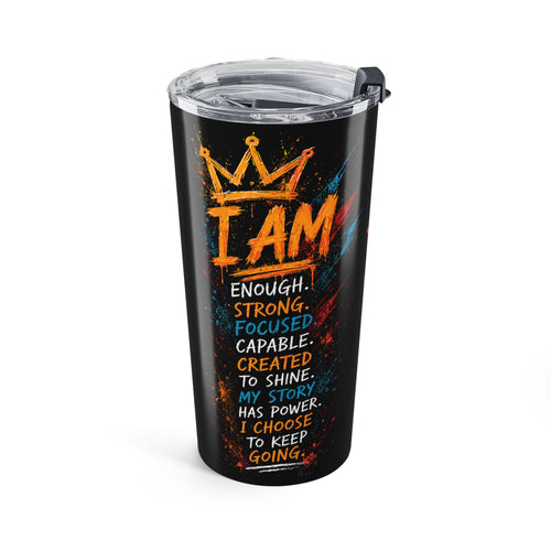 20oz Tumbler — 'Shine On' Urban Crown Graphic Insulated Travel Cup
