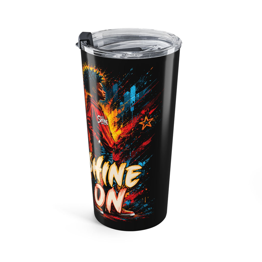 20oz Tumbler — 'Shine On' Urban Crown Graphic Insulated Travel Cup